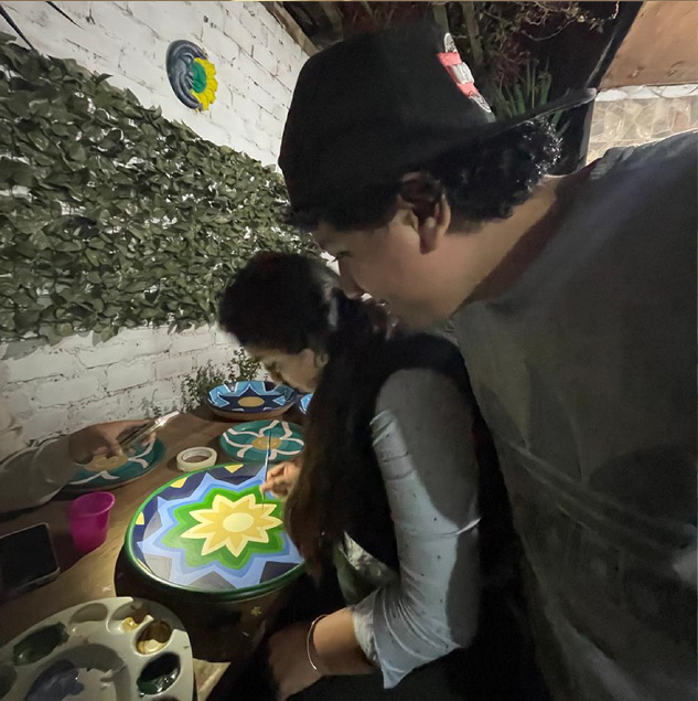 trabajo para de Decoración de  platos para interior