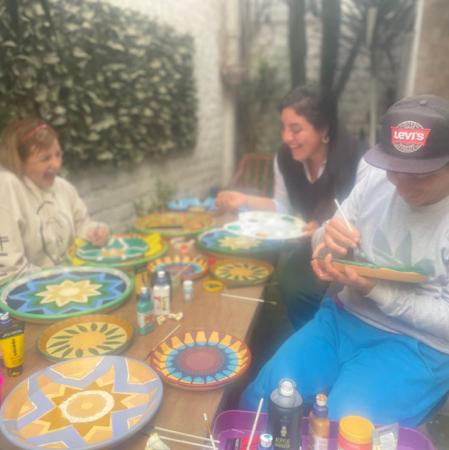 Trabajo de Decoración par platos para interior